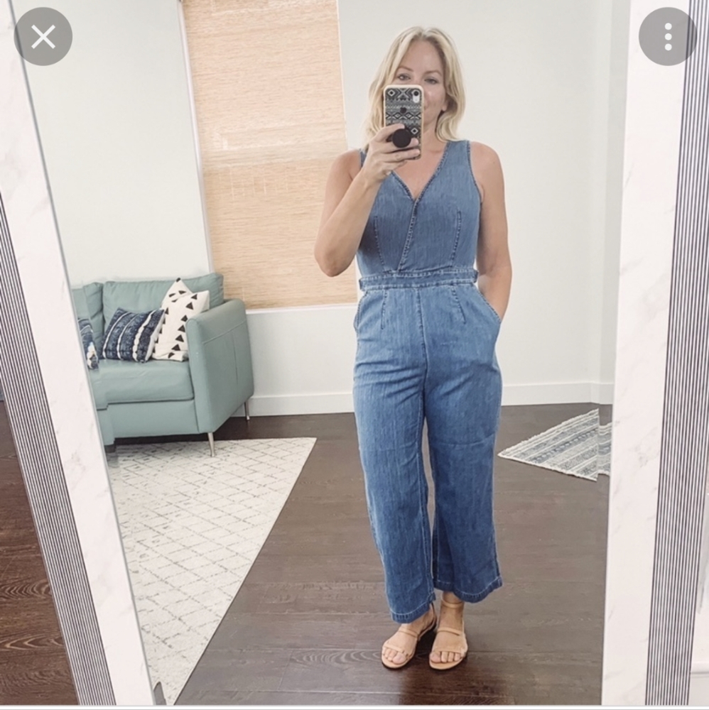 *SUMMER SALE* J Crew Point Sur Wide Legged Tailored Jumpsuit Size 2 - Picture 2 of 4
